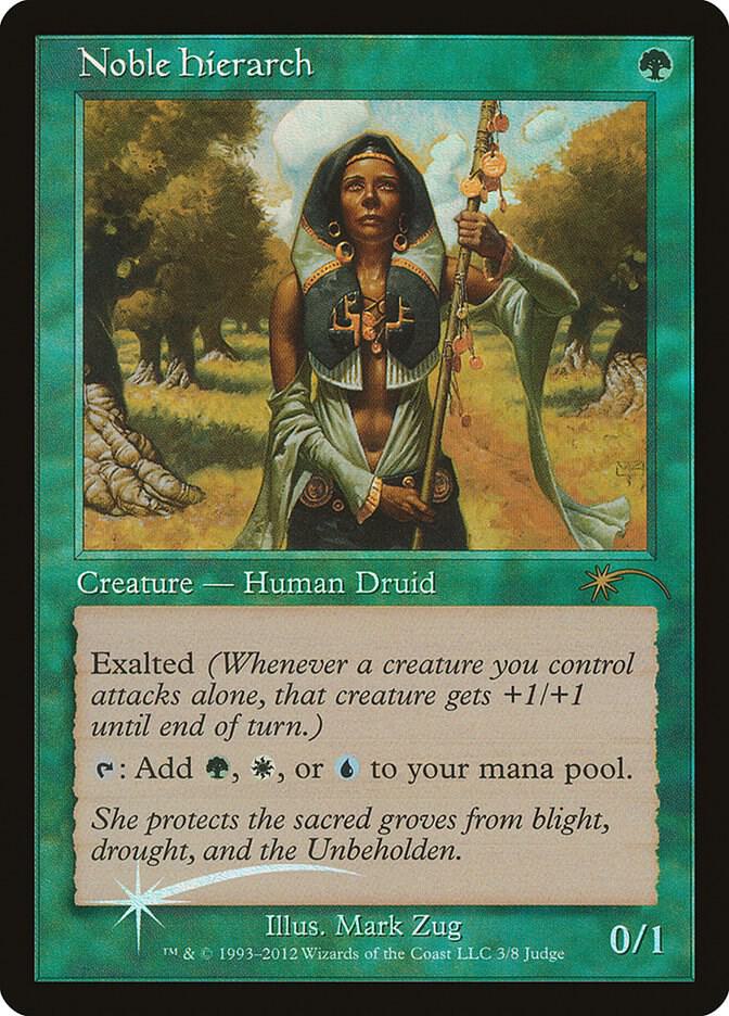 Noble Hierarch 3 card from Judge Promos