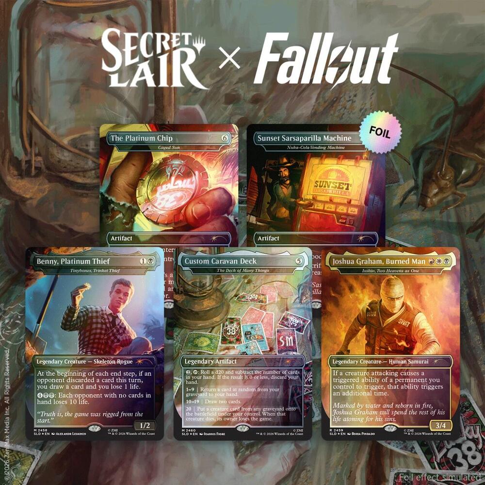 Secret Lair Drop: Secret Lair x Fallout: Welcome to New Vegas - Traditional Foil Edition card from Secret Lair Drop Series