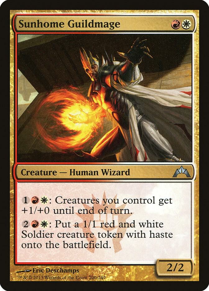 Sunhome Guildmage 200 card from Gatecrash