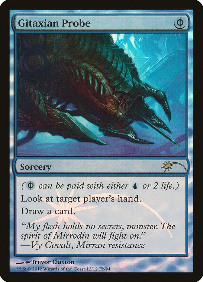 Gitaxian Probe 12 card from FNM Promos