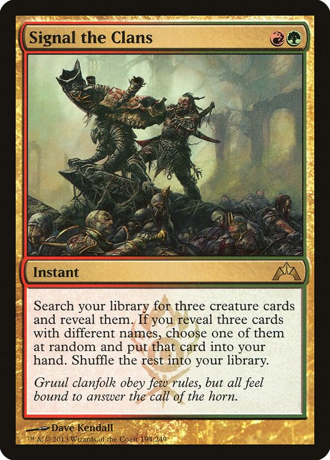 Signal the Clans 194 card from Gatecrash