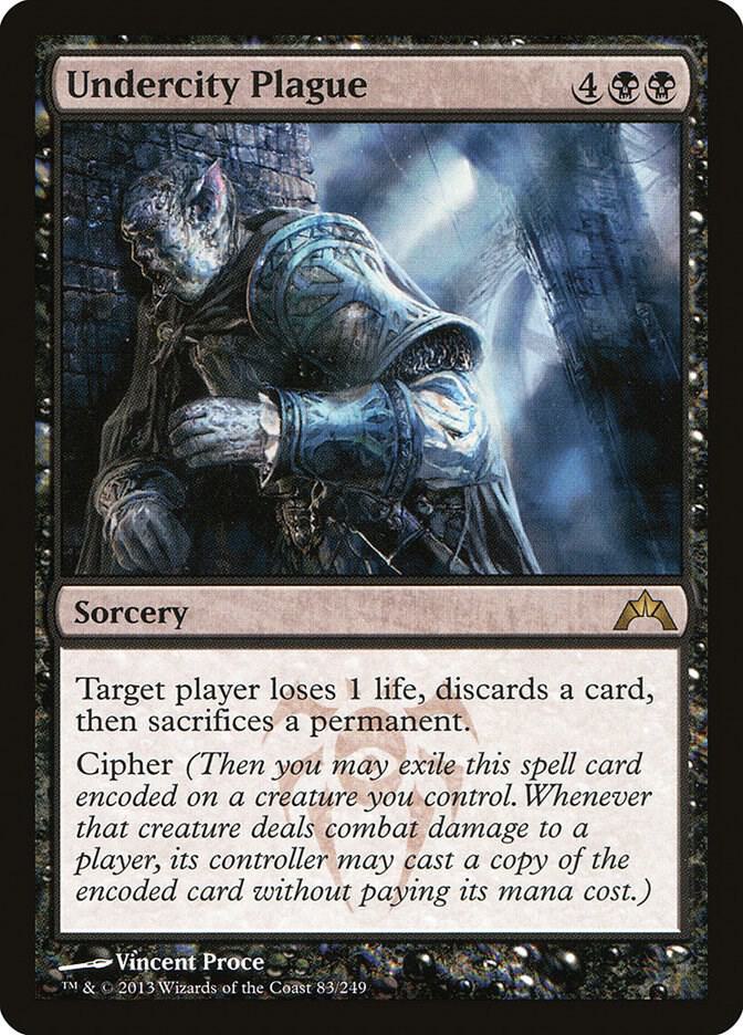 Undercity Plague 83 card from Gatecrash