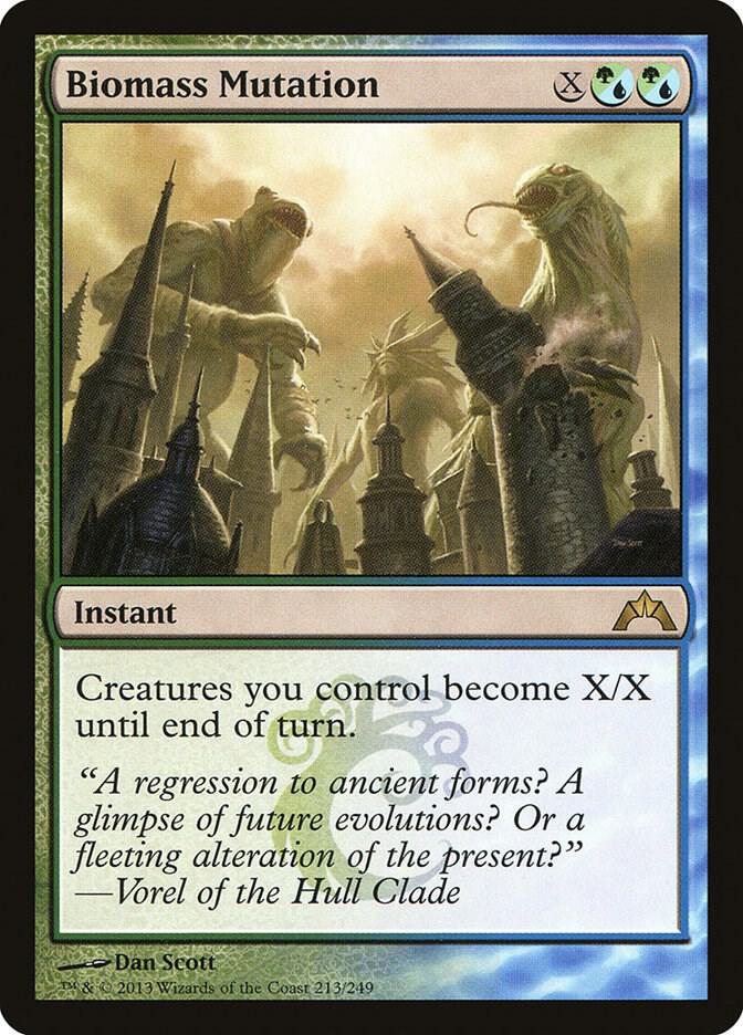 Biomass Mutation 213 card from Gatecrash