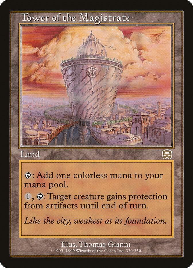 Tower of the Magistrate 330 card from Mercadian Masques