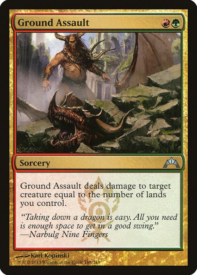 Ground Assault 168 card from Gatecrash