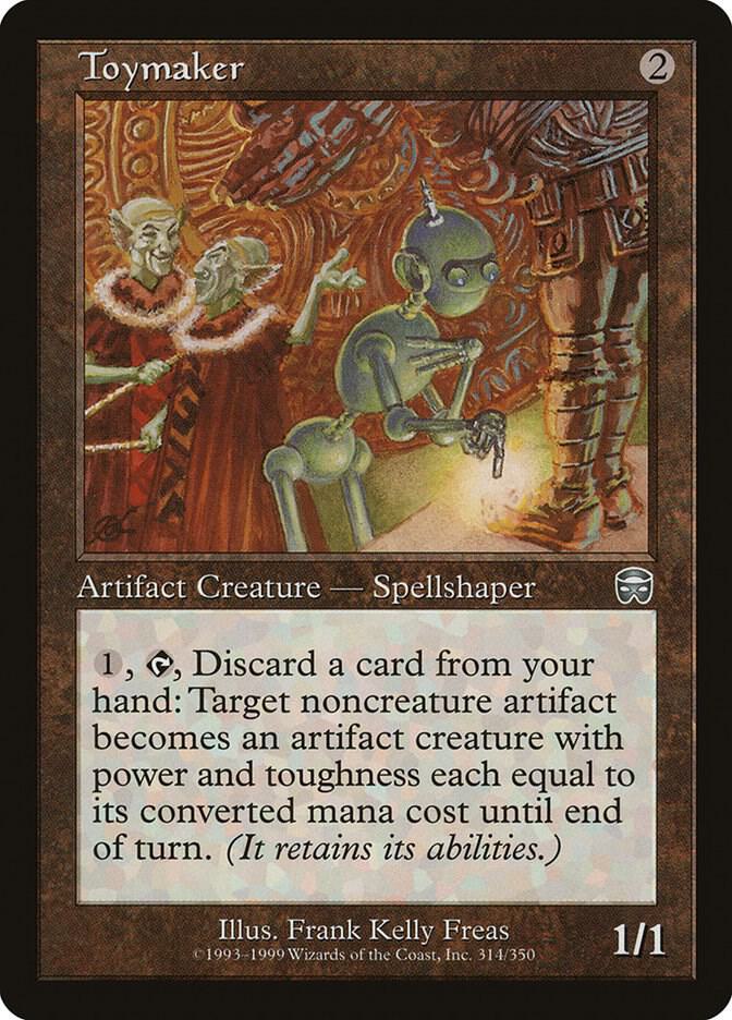 Toymaker 314 card from Mercadian Masques