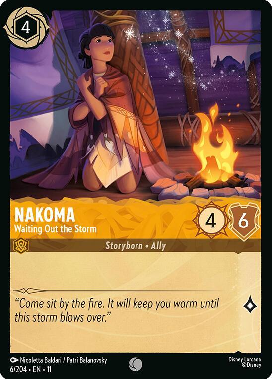 Nakoma - Waiting Out the Storm 6/204 card from Winterspell