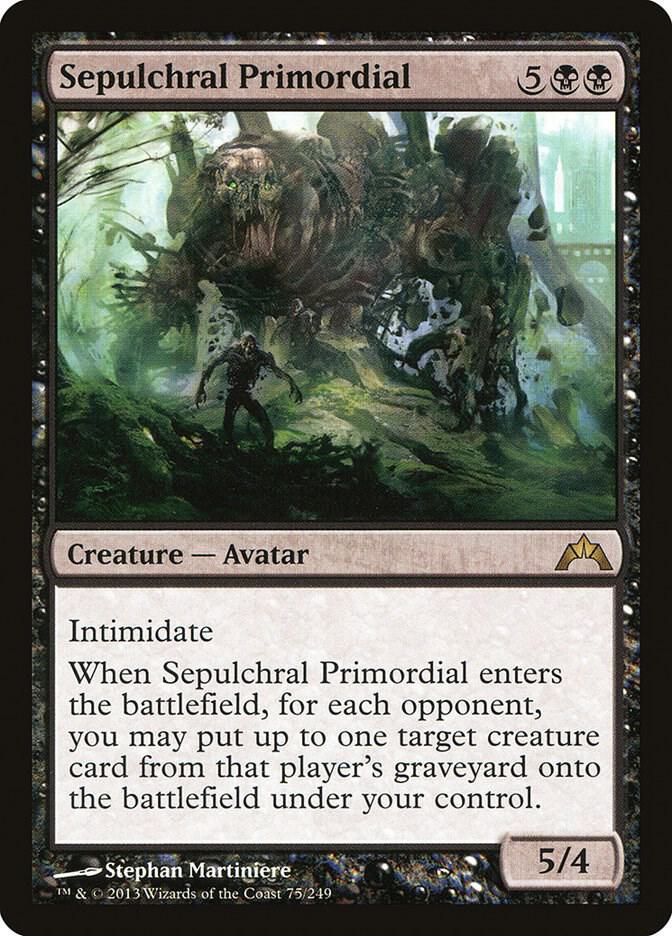 Sepulchral Primordial 75 card from Gatecrash