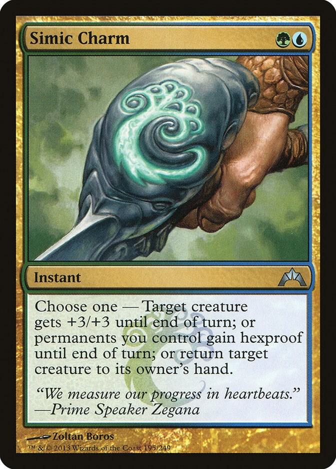Simic Charm 195 card from Gatecrash