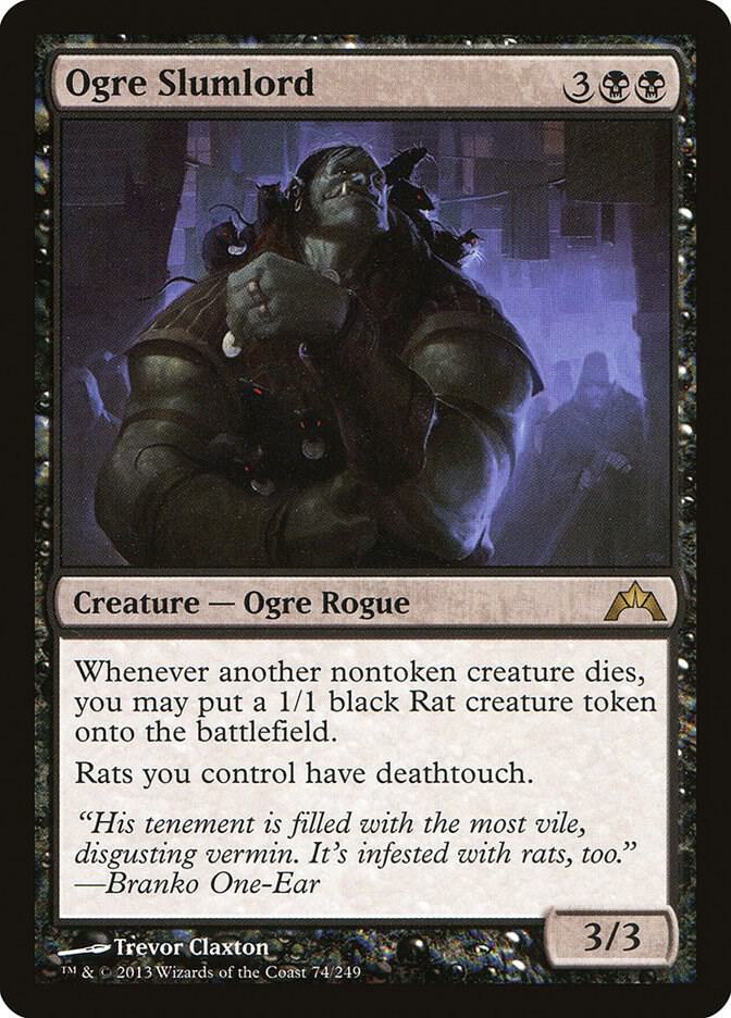 Ogre Slumlord 74 card from Gatecrash