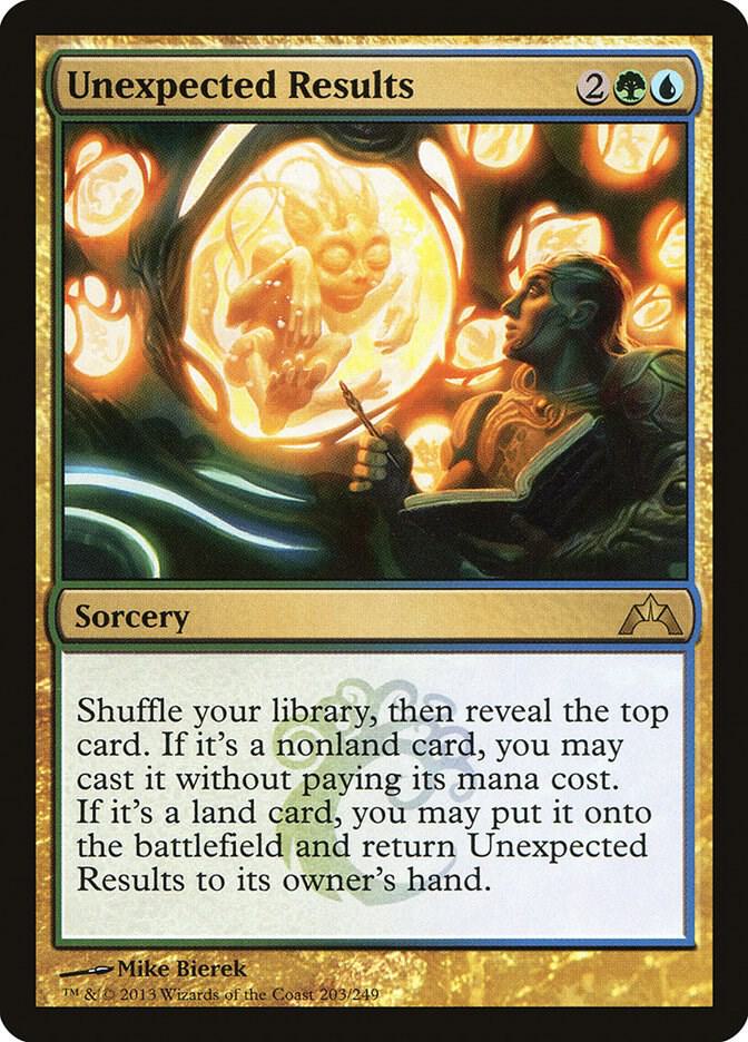 Unexpected Results 203 card from Gatecrash