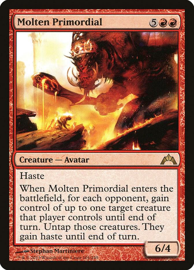 Molten Primordial 101 card from Gatecrash