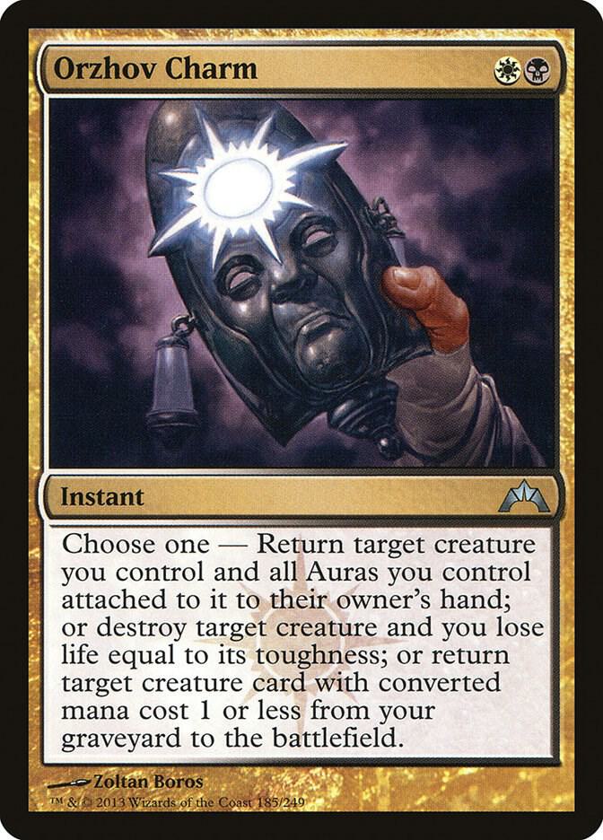 Orzhov Charm 185 card from Gatecrash