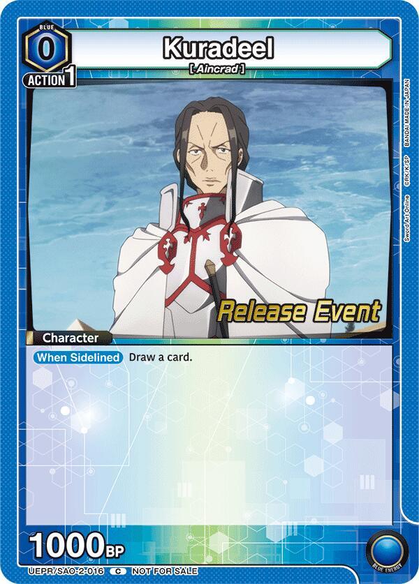 Kuradeel UEPR/SAO-2-016 card from UEX06BT: Sword Art Online Vol.2 Release Event Cards