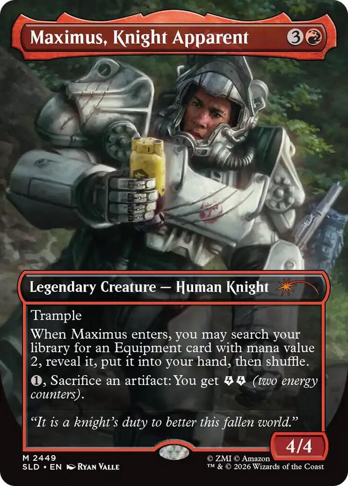 Maximus, Knight Apparent 2449 card from Secret Lair Drop Series