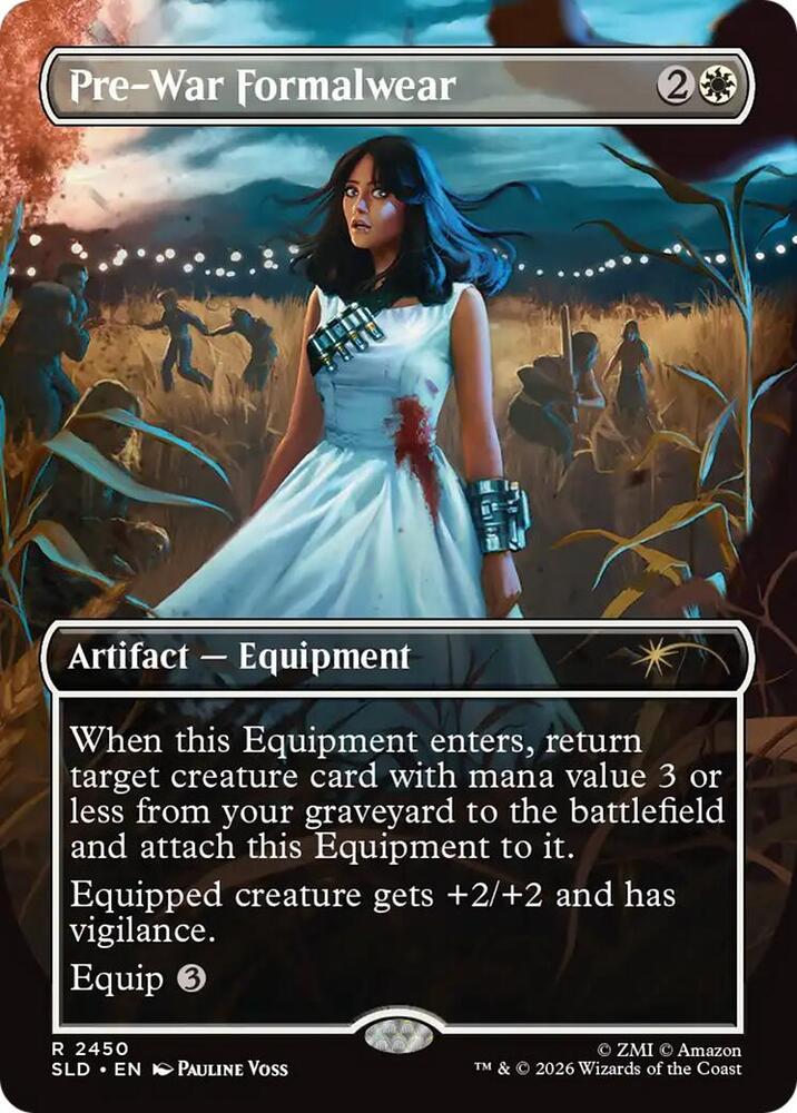 Pre-War Formalwear 2450 card from Secret Lair Drop Series