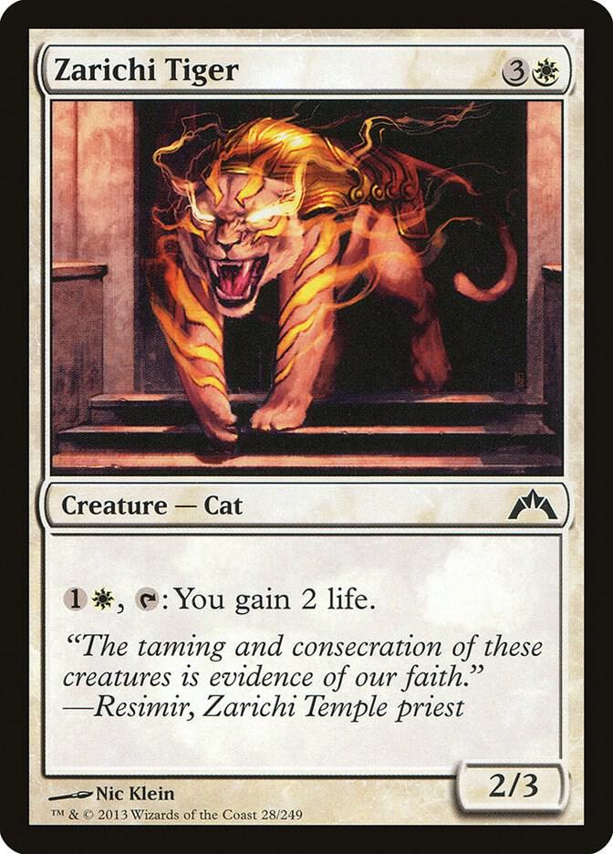 Zarichi Tiger 28 card from Gatecrash