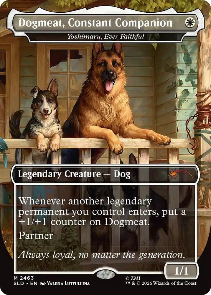 Dogmeat, Constant Companion - Yoshimaru, Ever Faithful 2463 card from Secret Lair Drop Series