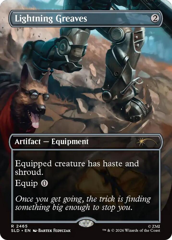 Lightning Greaves 2465 card from Secret Lair Drop Series
