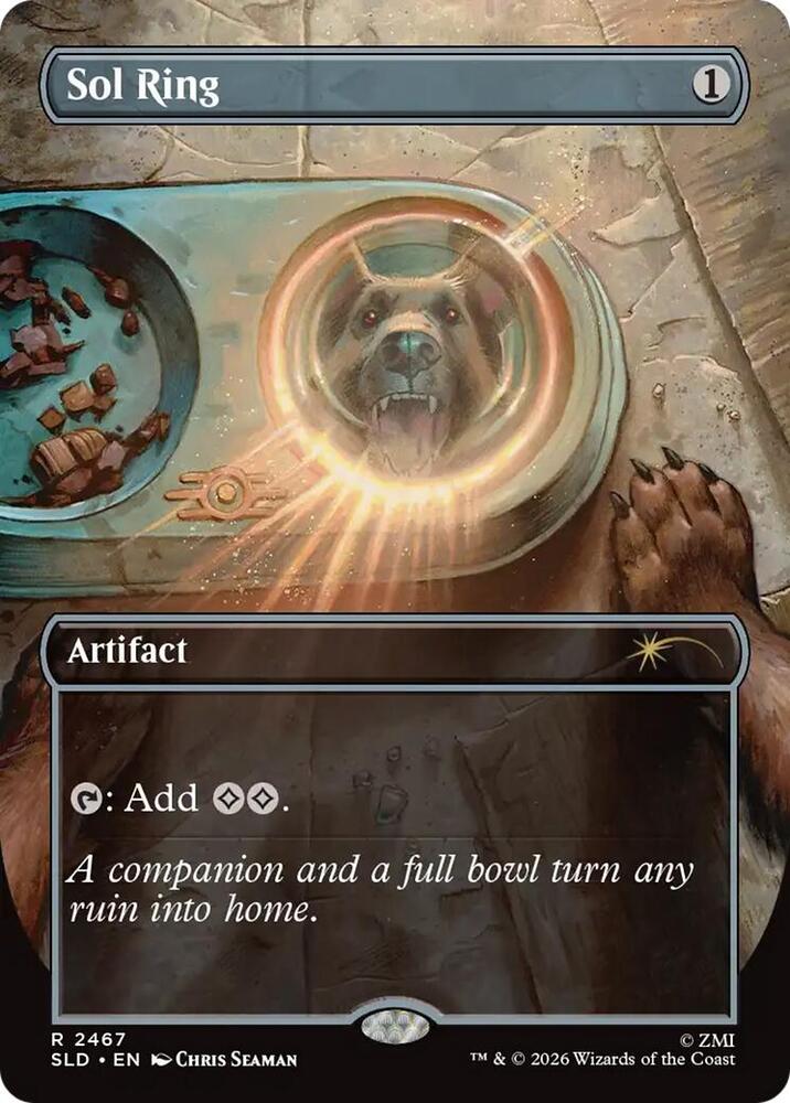 Sol Ring 2467 card from Secret Lair Drop Series