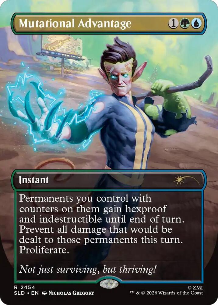 Mutational Advantage 2454 card from Secret Lair Drop Series