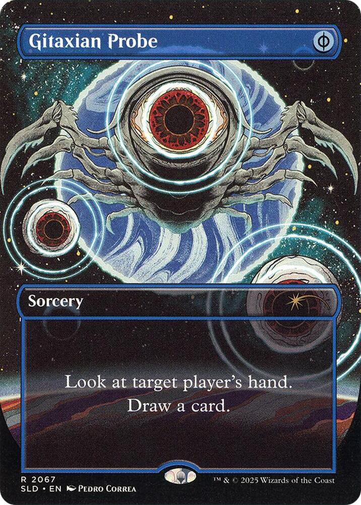Gitaxian Probe 2067 card from Secret Lair Drop Series