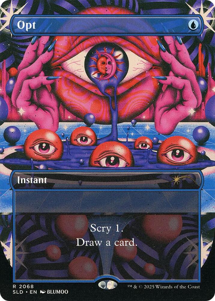 Opt 2068 card from Secret Lair Drop Series