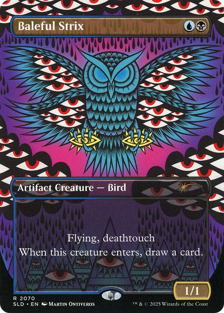 Baleful Strix 2070 card from Secret Lair Drop Series