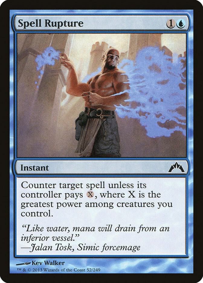 Spell Rupture 52 card from Gatecrash