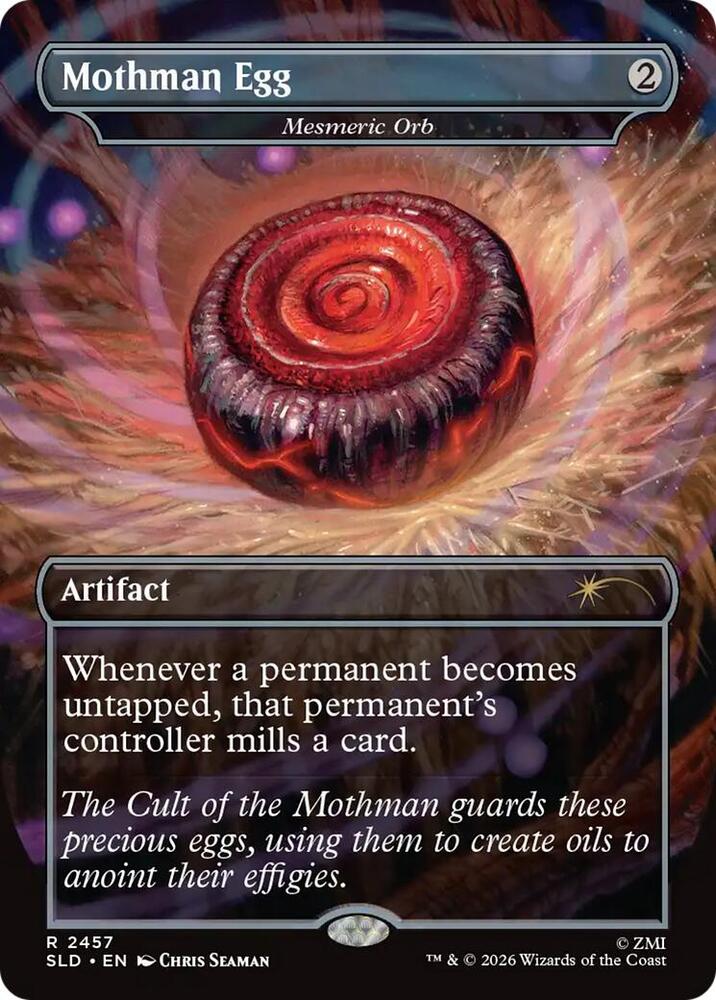 Mothman Egg - Mesmeric Orb 2457 card from Secret Lair Drop Series