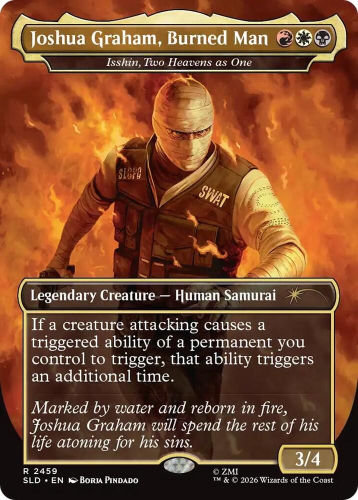 Joshua Graham, Burned Man - Isshin, Two Heavens as One 2459 card from Secret Lair Drop Series