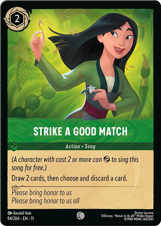 Strike a Good Match 94/204 card from Winterspell