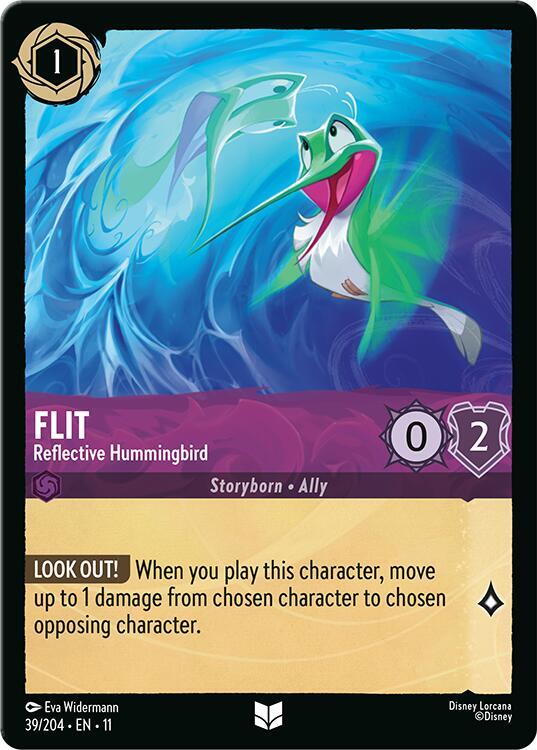 Flit - Reflective Hummingbird 39/204 card from Winterspell