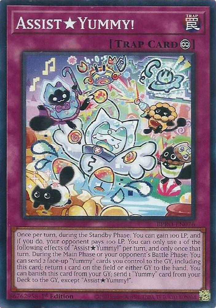 AssistYummy! BPRO-EN076 card from Burst Protocol
