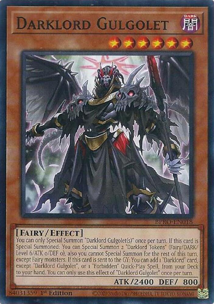 Darklord Gulgolet BPRO-EN018 card from Burst Protocol