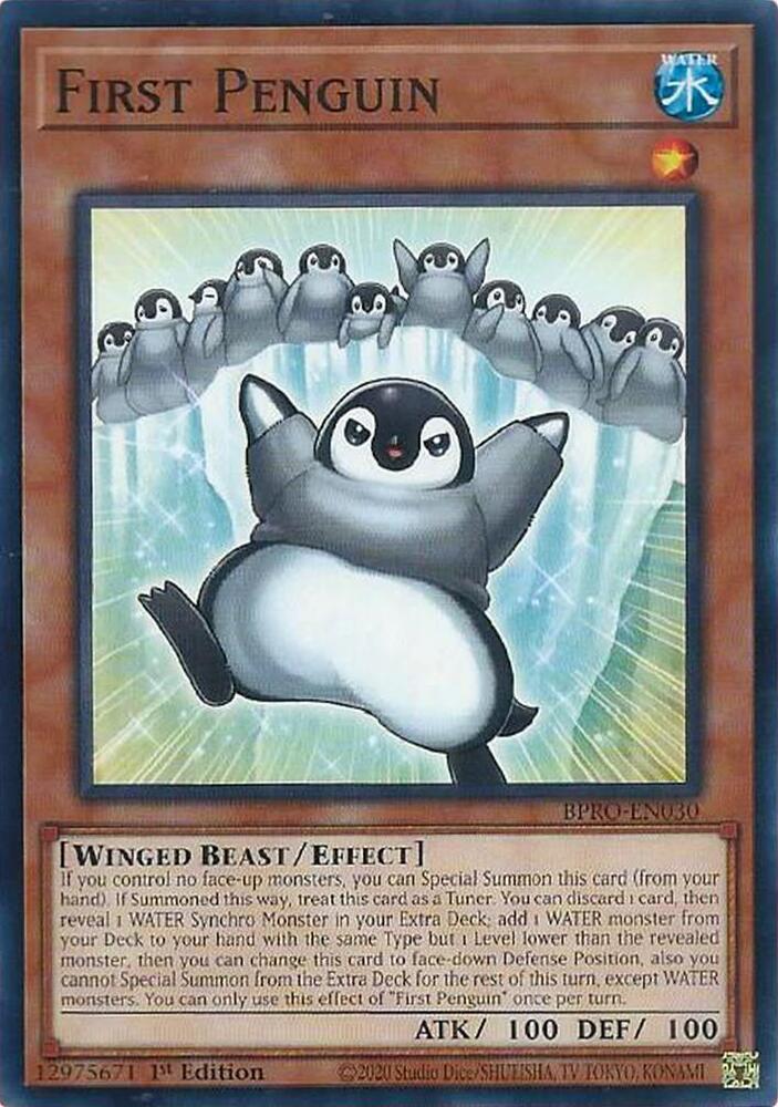 First Penguin BPRO-EN030 card from Burst Protocol