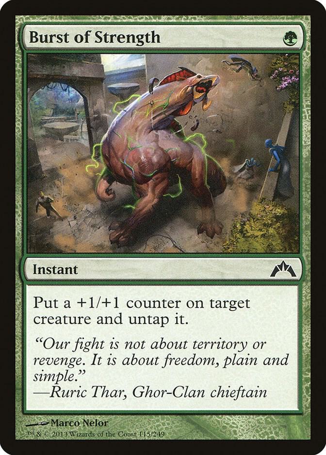 Burst of Strength 115 card from Gatecrash