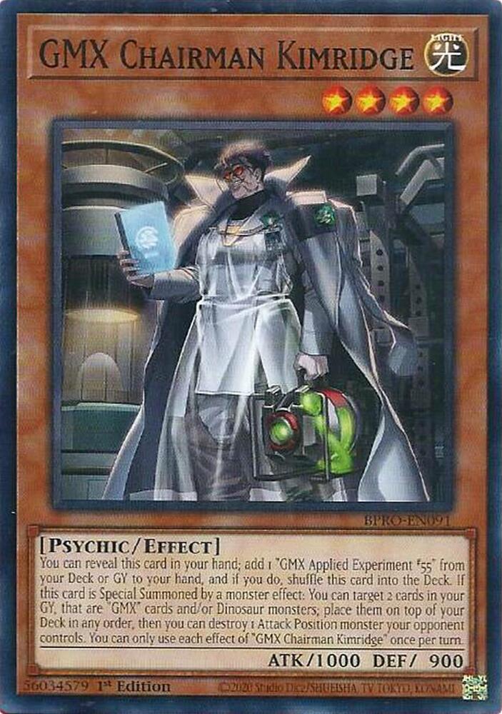 GMX Chairman Kimridge BPRO-EN091 card from Burst Protocol
