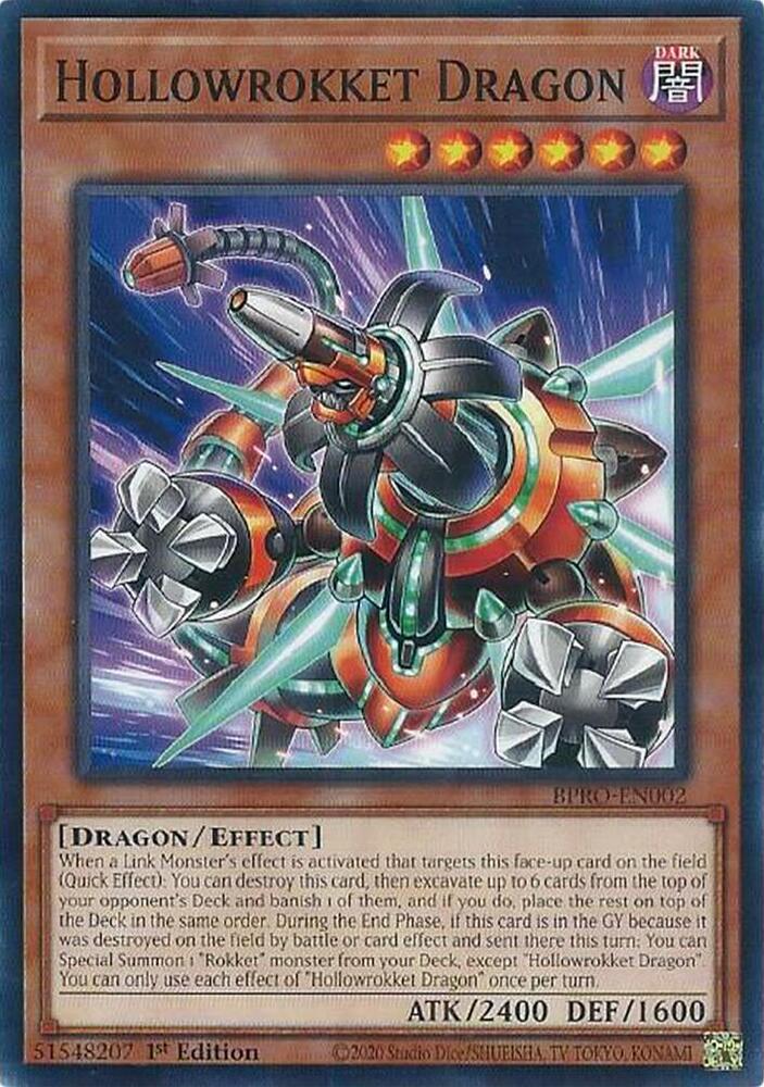 Hollowrokket Dragon BPRO-EN002 card from Burst Protocol
