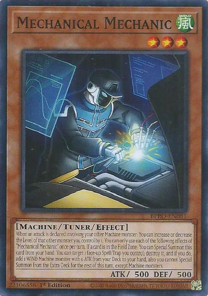 Mechanical Mechanic BPRO-EN081 card from Burst Protocol
