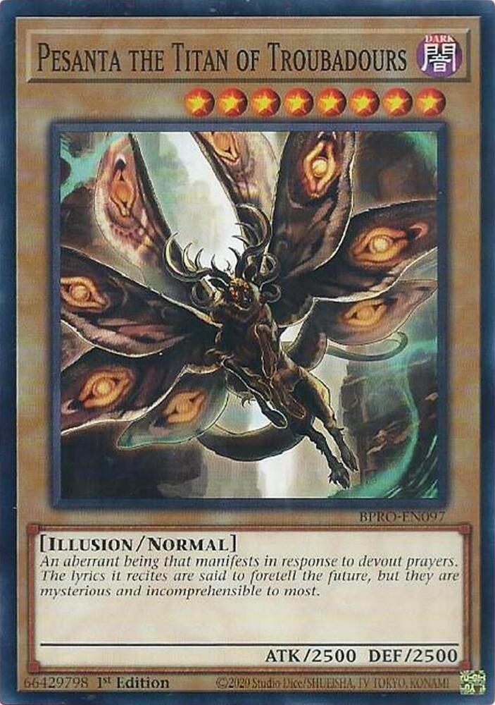 Pesanta the Titan of Troubadours BPRO-EN097 card from Burst Protocol