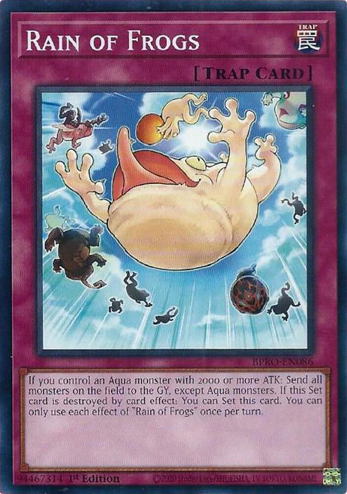 Rain of Frogs BPRO-EN086 card from Burst Protocol