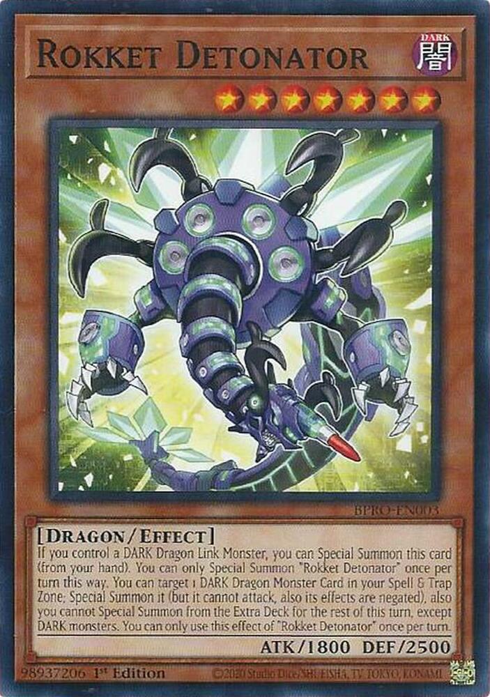 Rokket Detonator BPRO-EN003 card from Burst Protocol