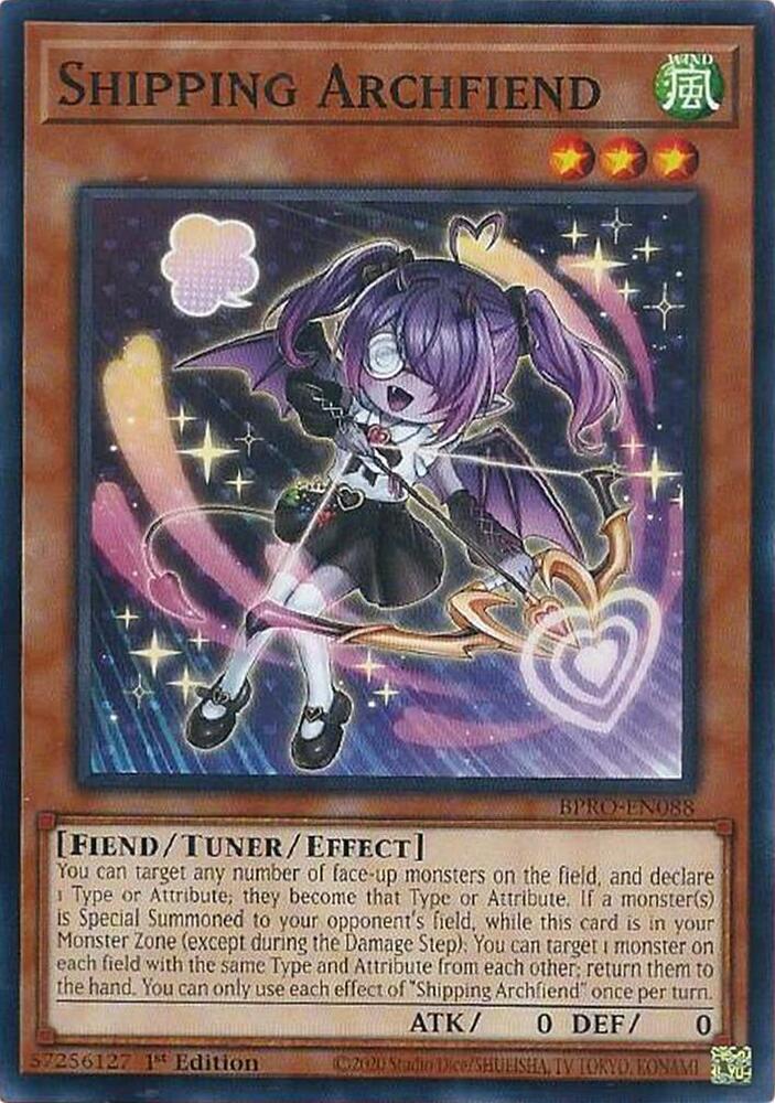 Shipping Archfiend BPRO-EN088 card from Burst Protocol