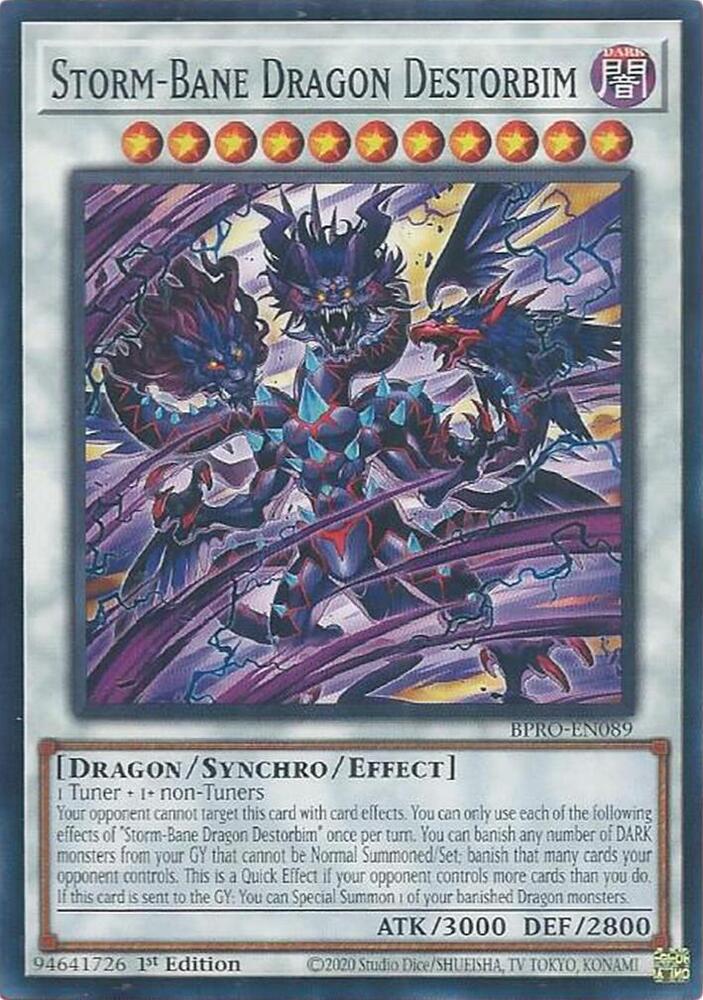 Storm-Bane Dragon Destorbim BPRO-EN089 card from Burst Protocol