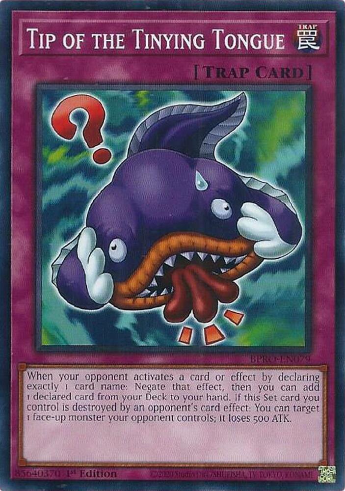 Tip of the Tinying Tongue BPRO-EN079 card from Burst Protocol