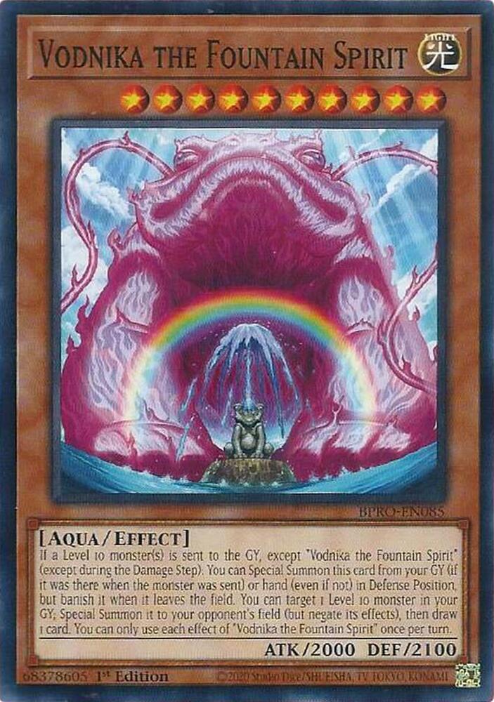 Vodnika the Fountain Spirit BPRO-EN085 card from Burst Protocol