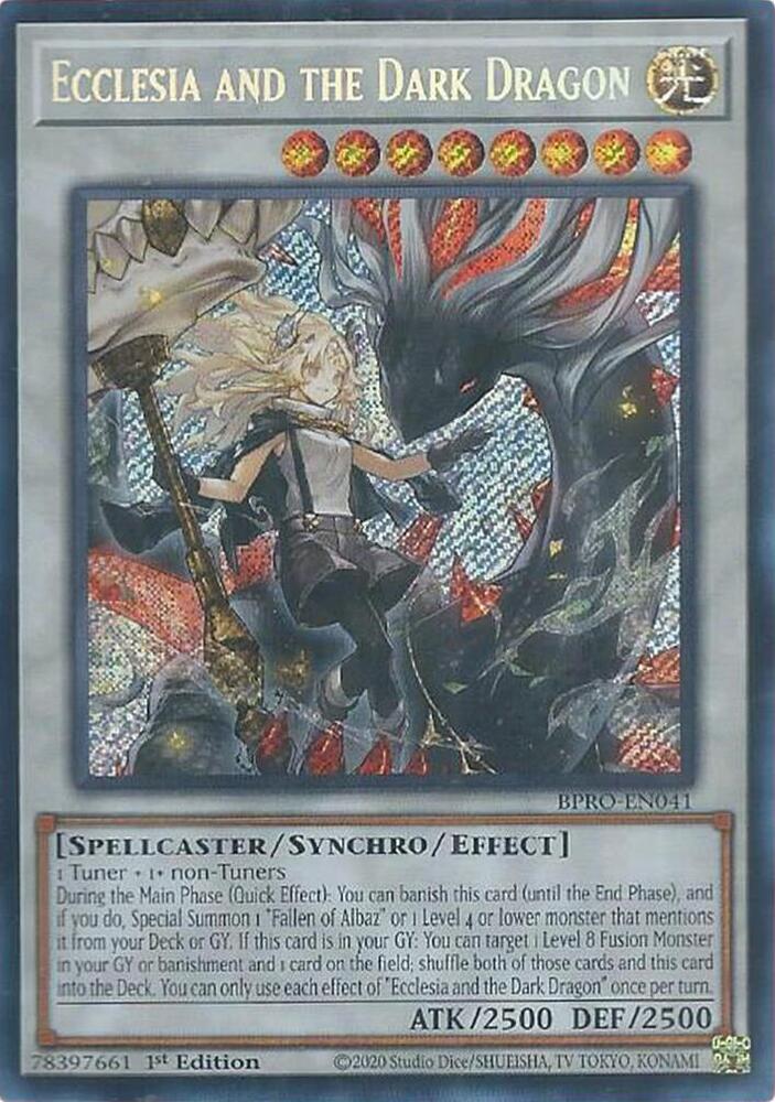 Ecclesia and the Dark Dragon BPRO-EN041 card from Burst Protocol