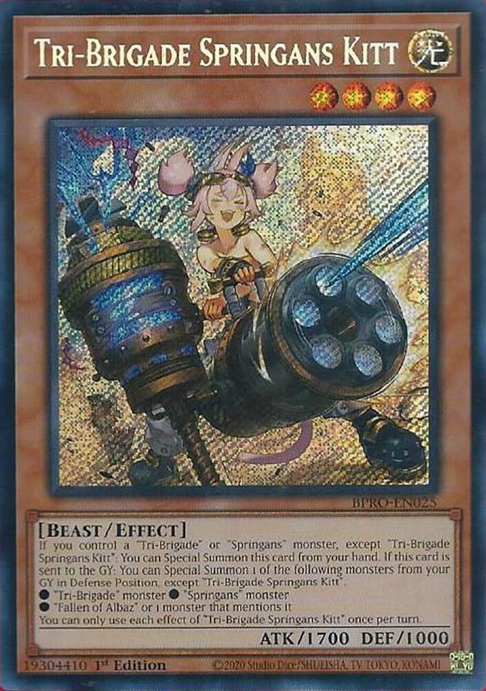 Tri-Brigade Springans Kitt BPRO-EN025 card from Burst Protocol