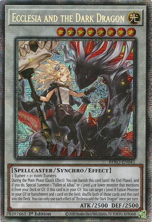 Ecclesia and the Dark Dragon (Starlight Rare) BPRO-EN041 card from Burst Protocol
